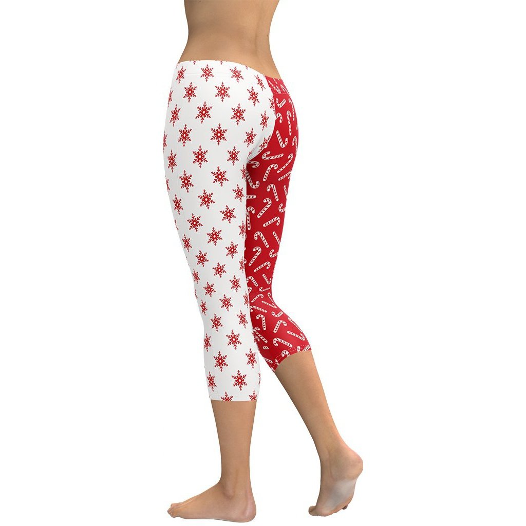 Two Patterned Christmas Capris