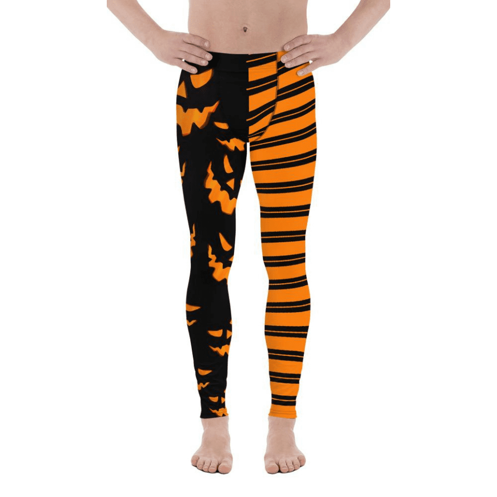 Two Patterned Halloween Men's Leggings
