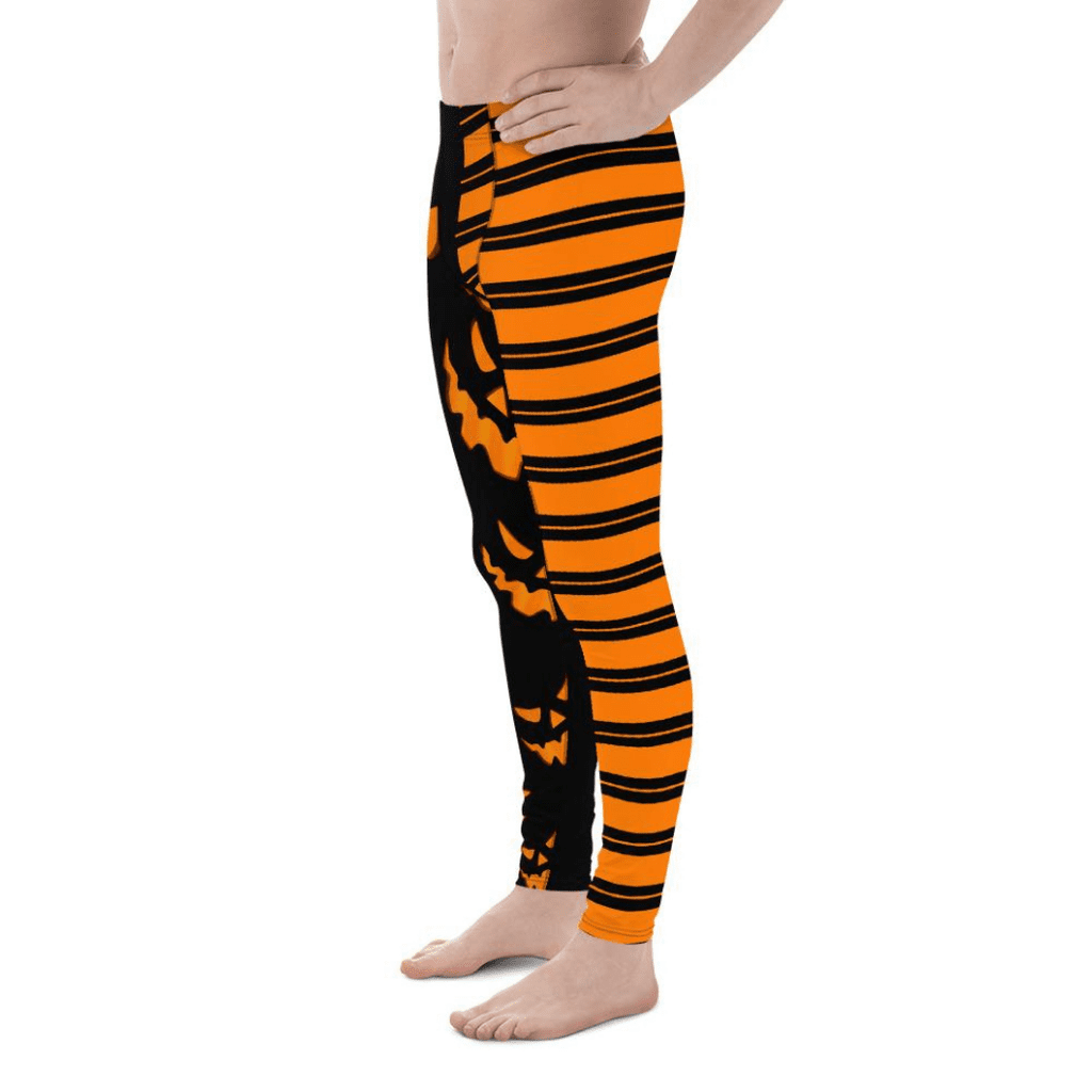 Two Patterned Halloween Men's Leggings