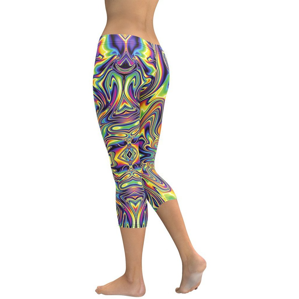 Vibrant Psychedelic Capris