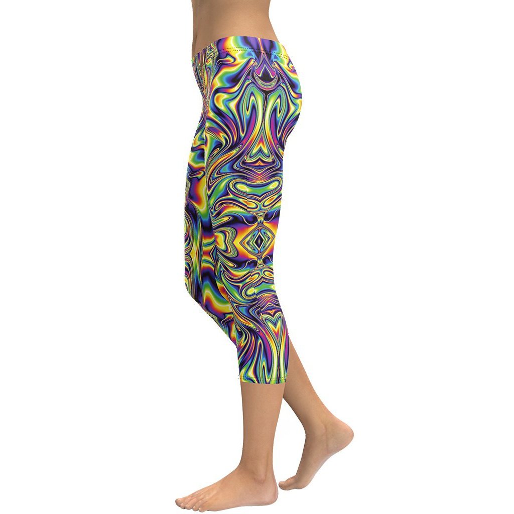 Vibrant Psychedelic Capris