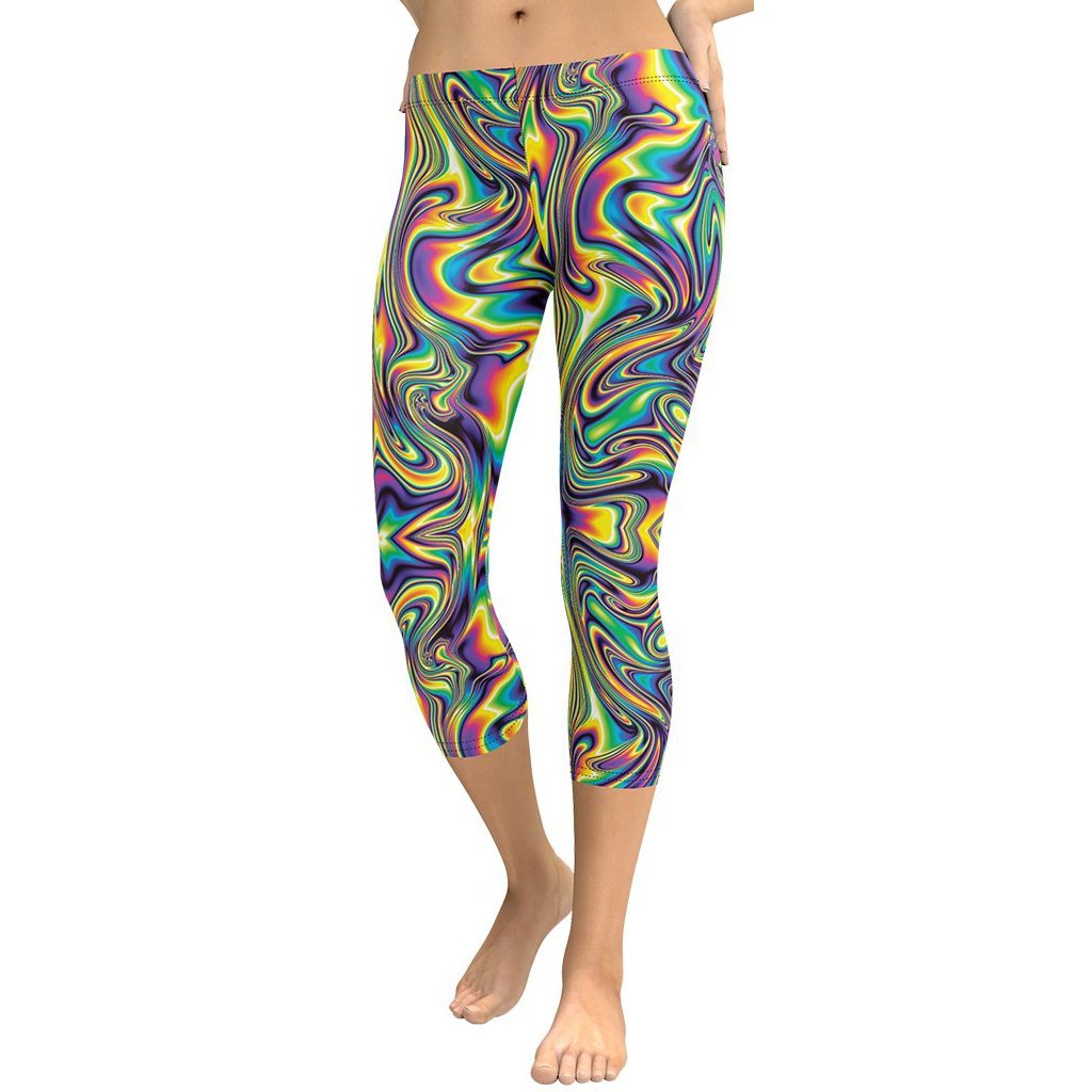 Vibrant Psychedelic Capris