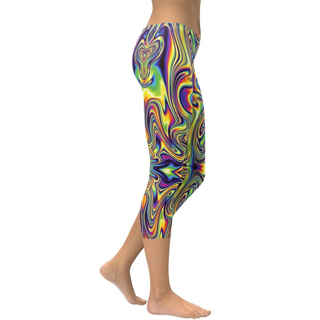 Vibrant Psychedelic Capris