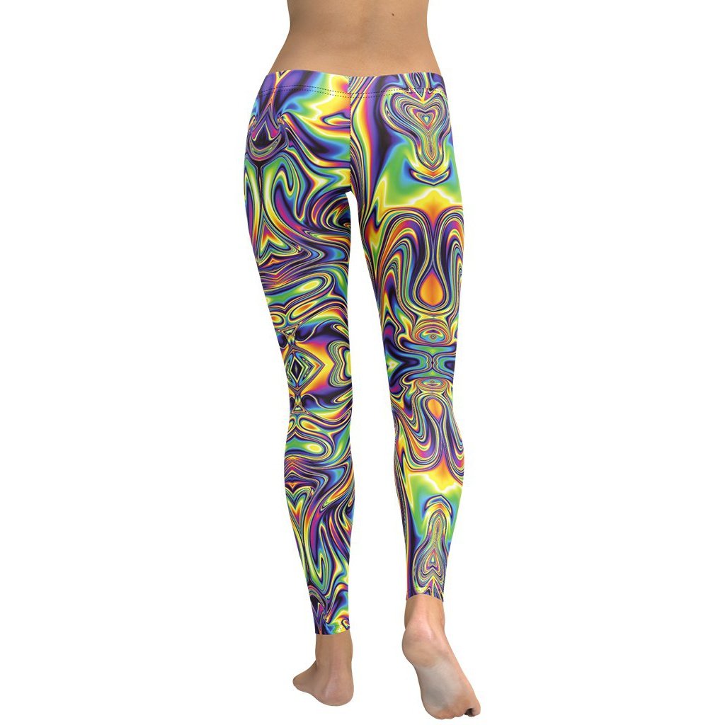 Vibrant Psychedelic Leggings