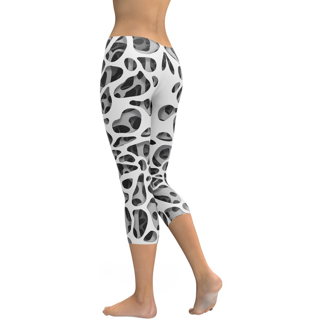 Web Illusion Pattern Capris