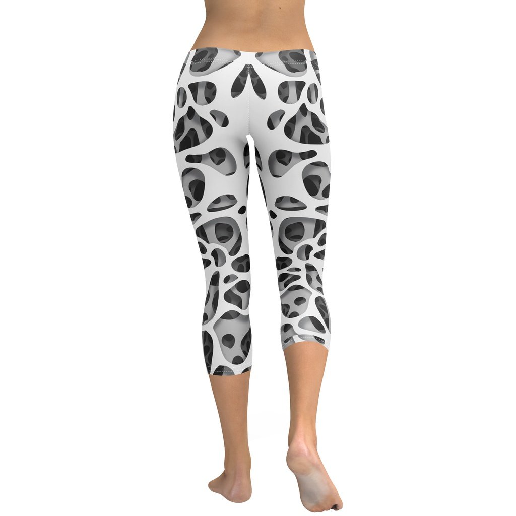 Web Illusion Pattern Capris