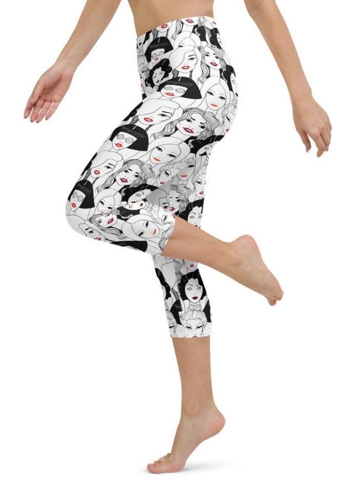 Strong Women Stand Together Yoga Capris