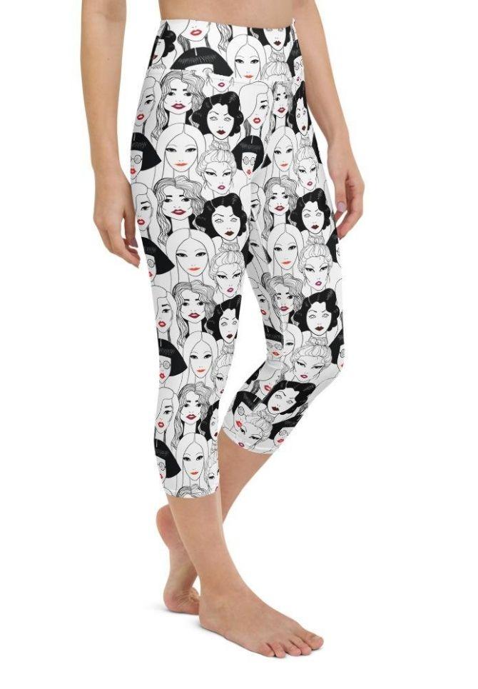 Strong Women Stand Together Yoga Capris