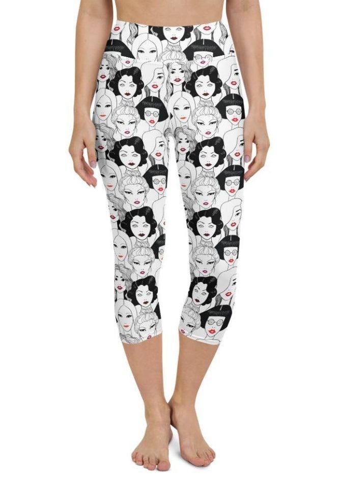 Strong Women Stand Together Yoga Capris