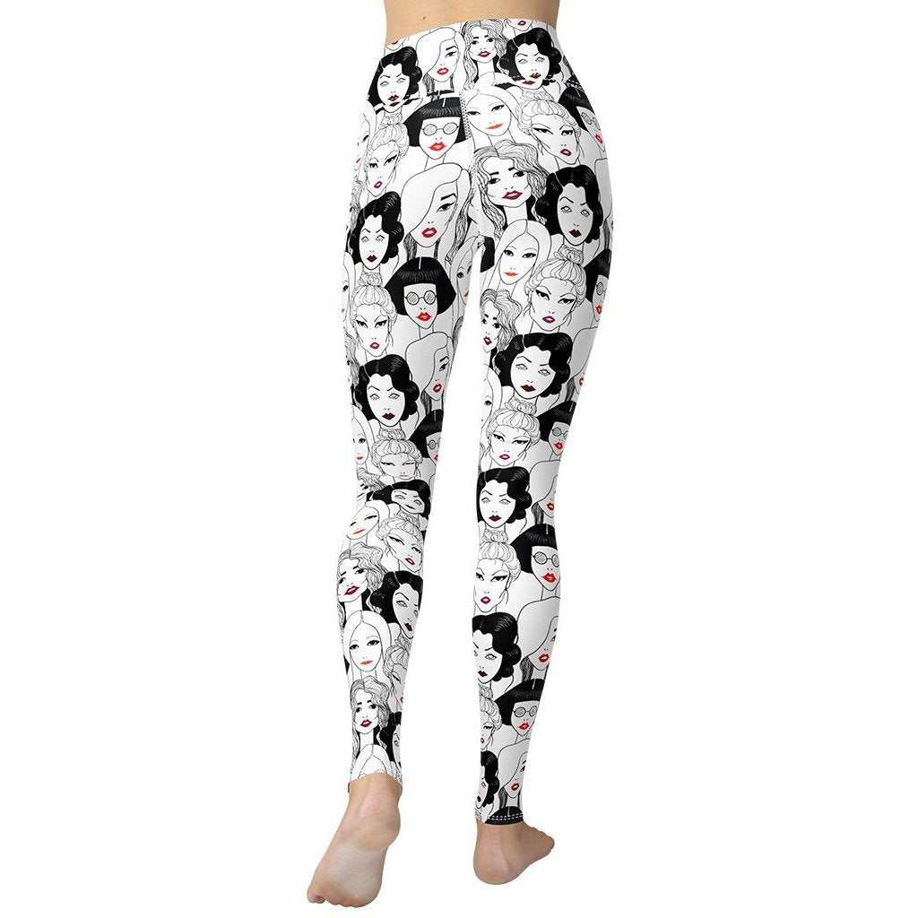 Strong Women Stand Together Yoga Leggings