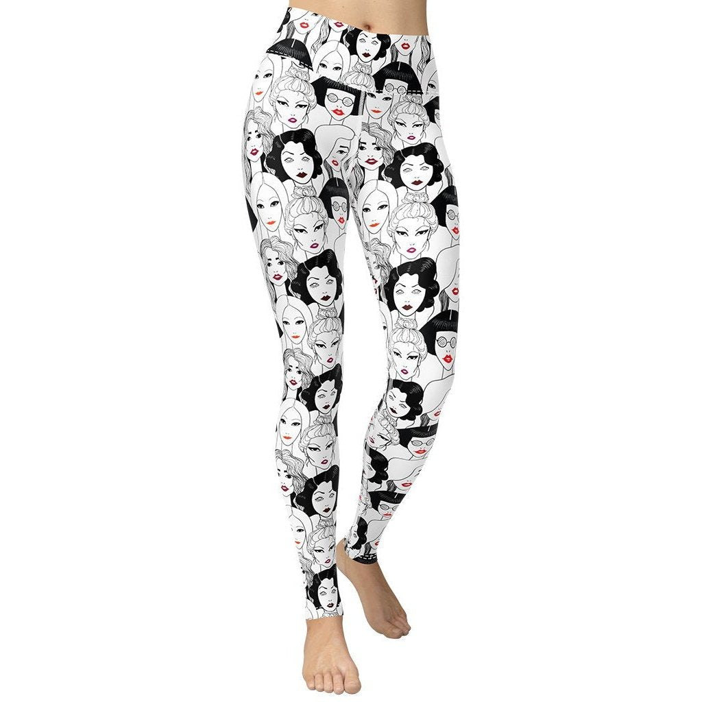Strong Women Stand Together Yoga Leggings