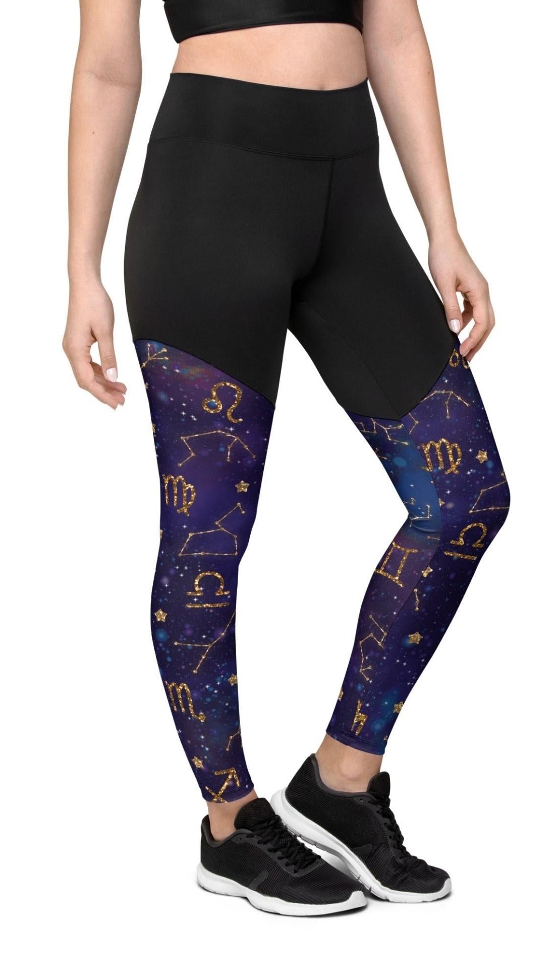 Zodiac Signs Compression Leggings