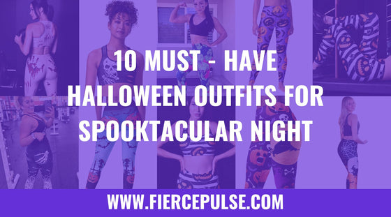 Halloween costume outfit ideas with printed leggings - FIERCEPULSE