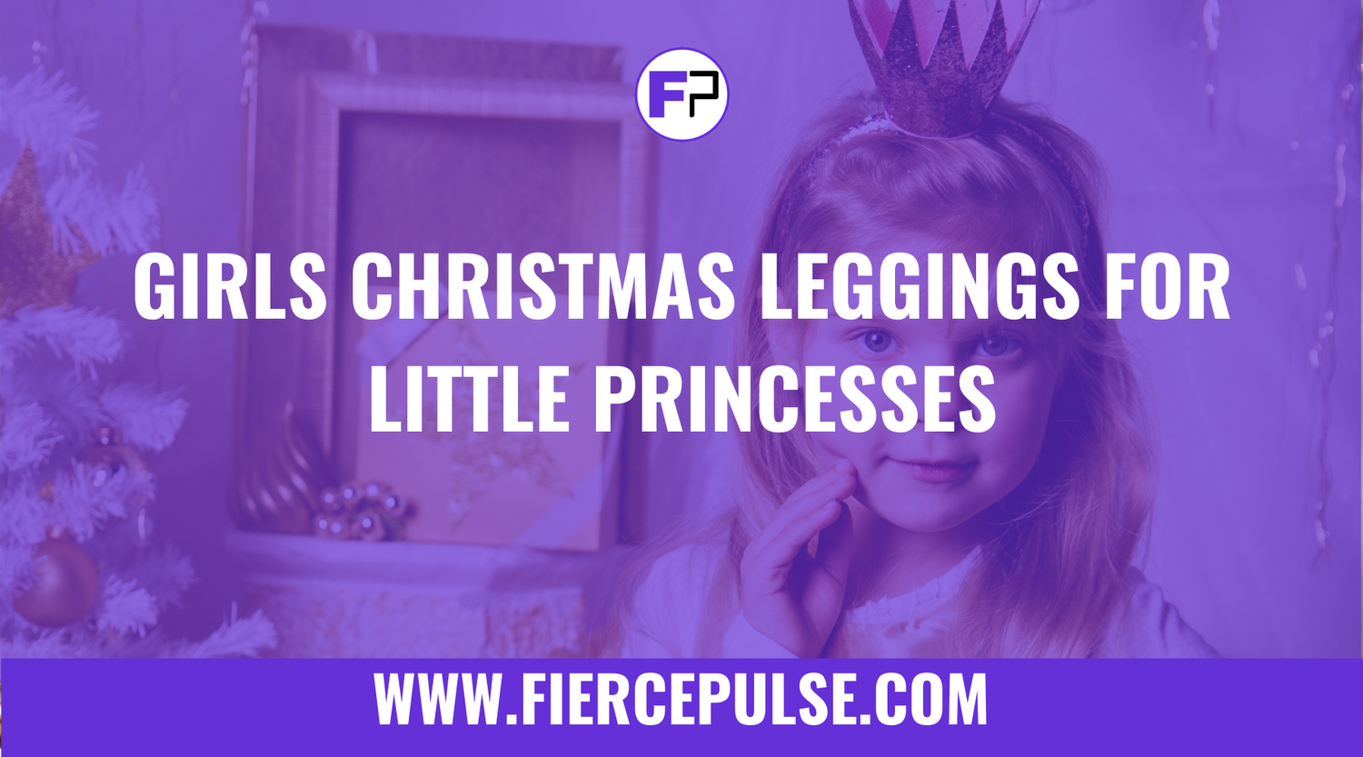 Girls Christmas Leggings for Little Princesses