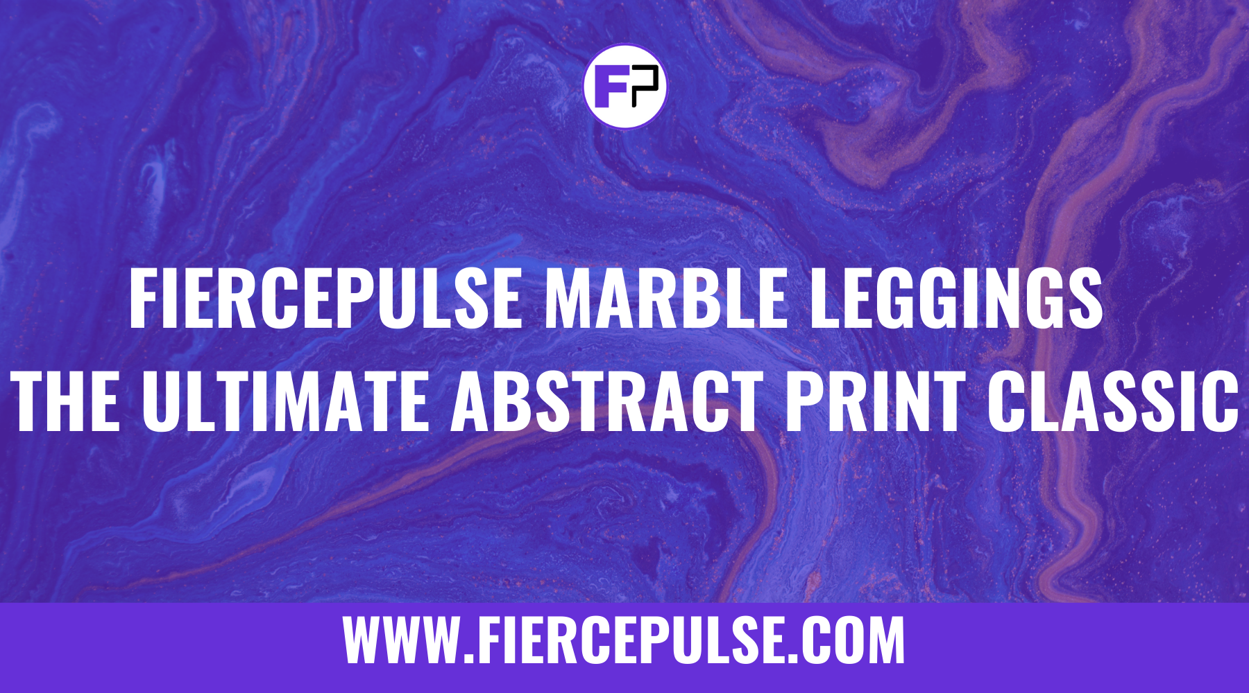 FIERCEPULSE Marble Leggings - The Ultimate Abstract Print Classic