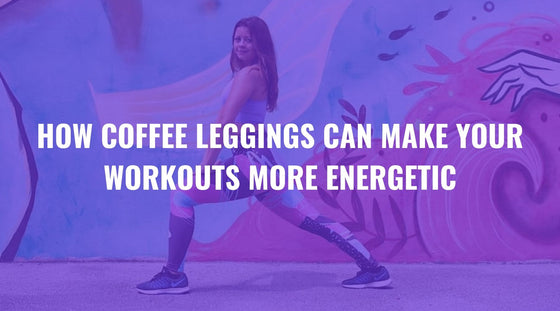 Coffee print leggings for energized workouts - FIERCEPULSE
