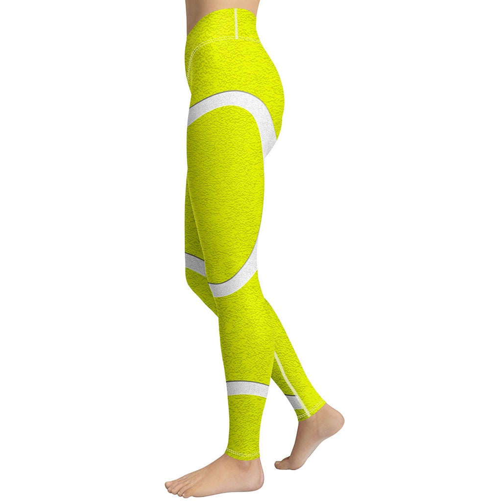 Tennis Ball Yoga Leggings