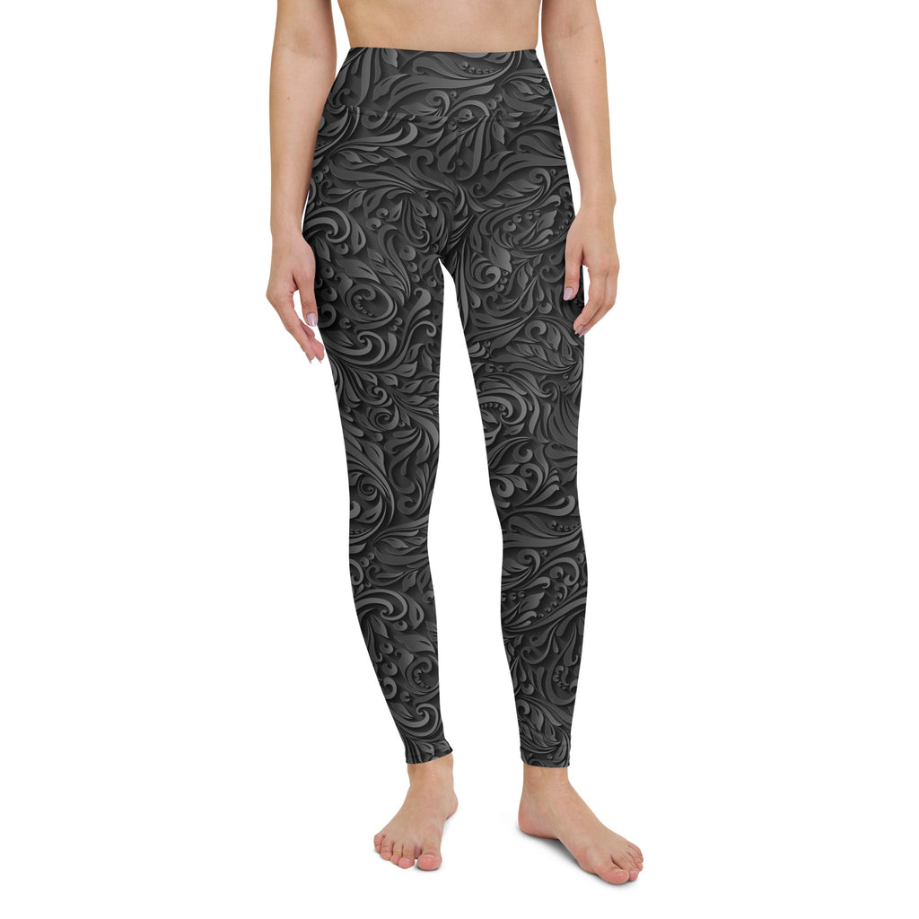 3D Art Deco Yoga Leggings
