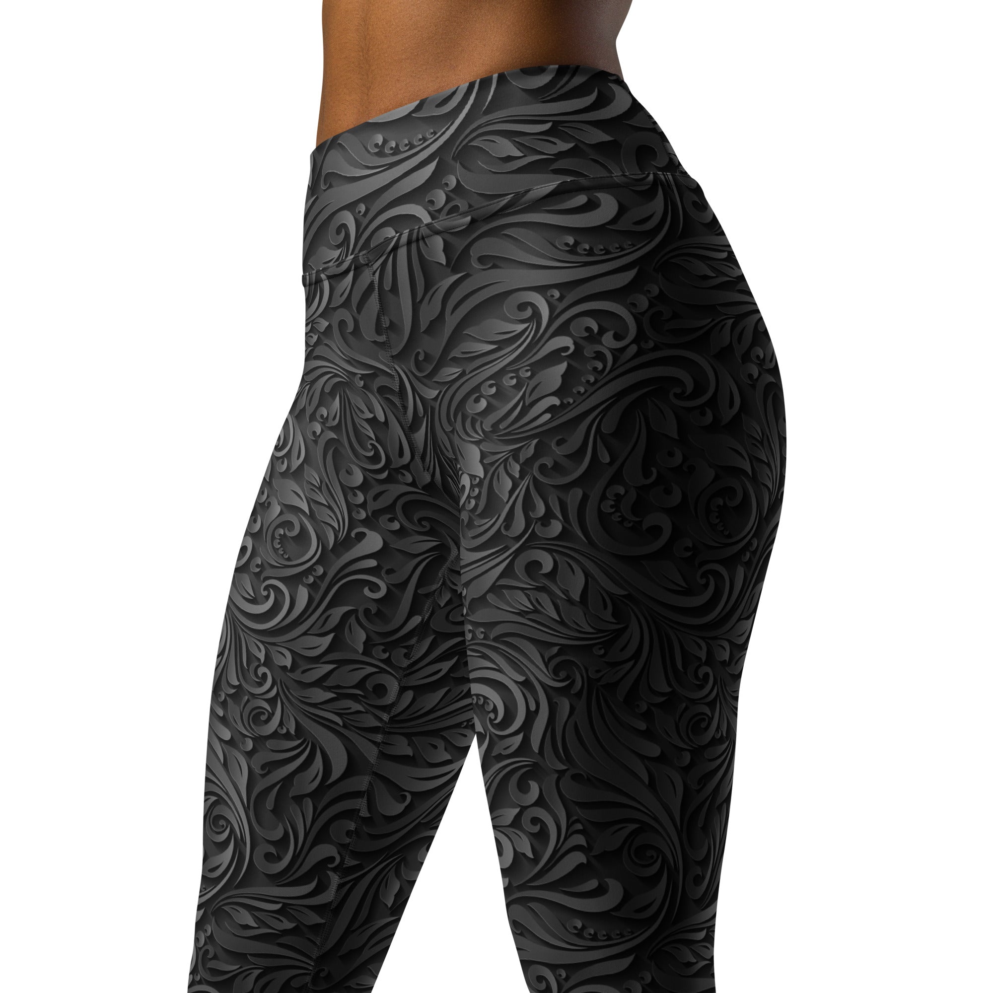 3D Art Deco Yoga Leggings