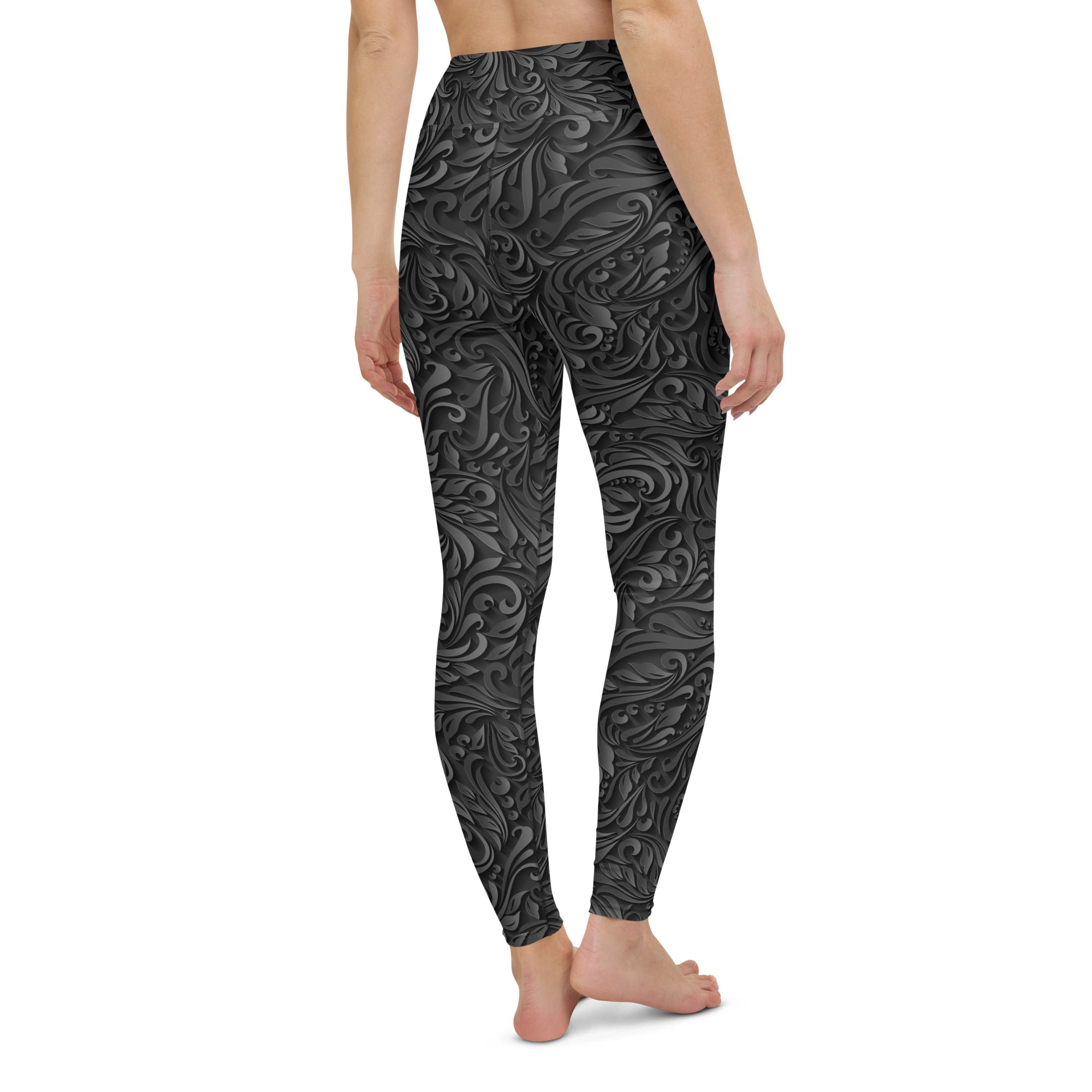 3D Art Deco Yoga Leggings