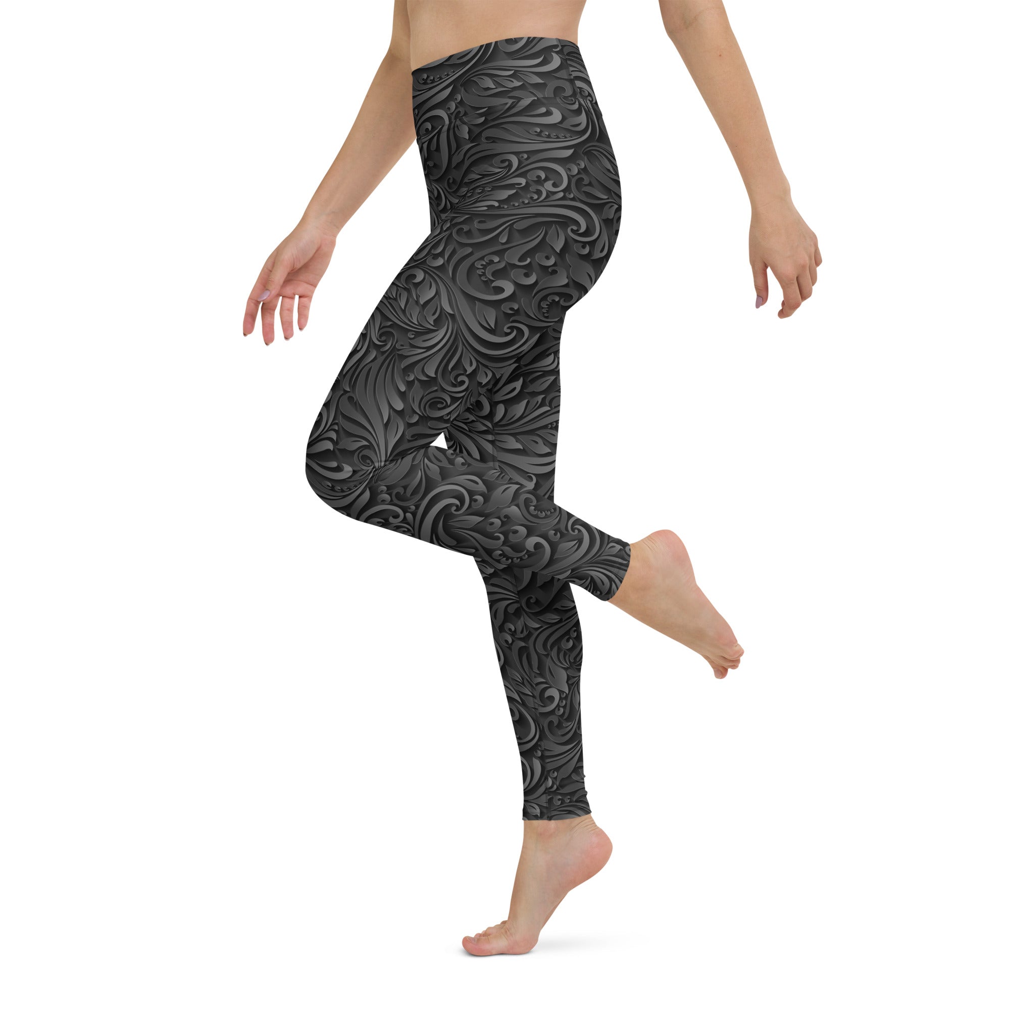 3D Art Deco Yoga Leggings