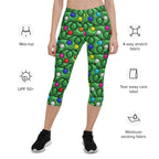 3D Christmas Lights Capris