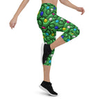 3D Christmas Lights Capris