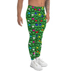 3D Christmas Lights Men's Leggings