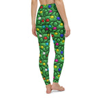 3D Christmas Lights Yoga Leggings