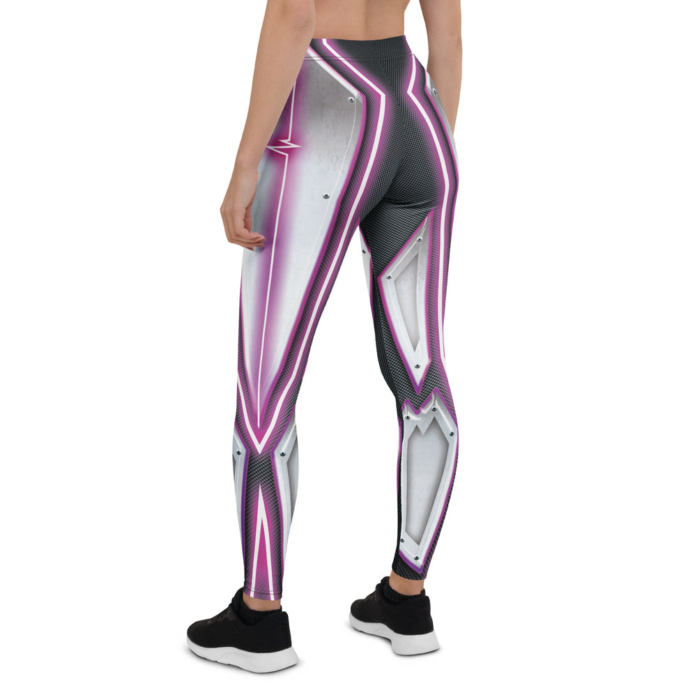 Pattern Print Robot Cyborg Print Pattern Women Leggings