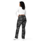 3D Geometric Pattern Flare Leggings