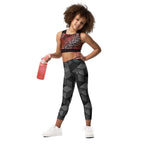 3D Geometric Pattern Kid's Leggings