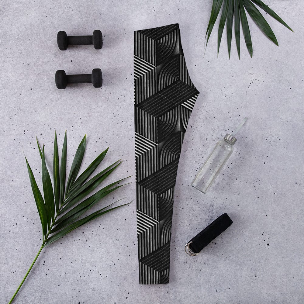 3D Geometric Pattern Leggings