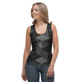 3D Geometric Pattern Tank Top