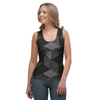 3D Geometric Pattern Tank Top