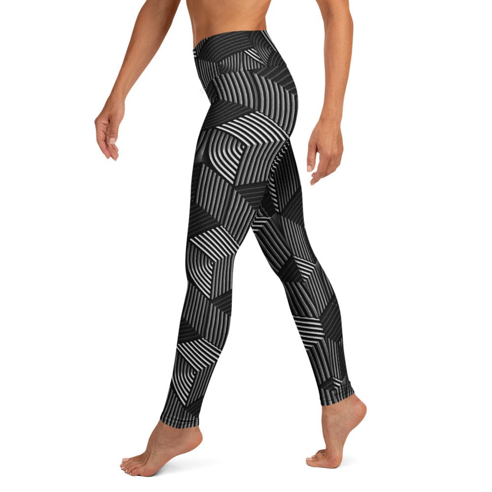 3D Geometric Pattern Yoga Leggings
