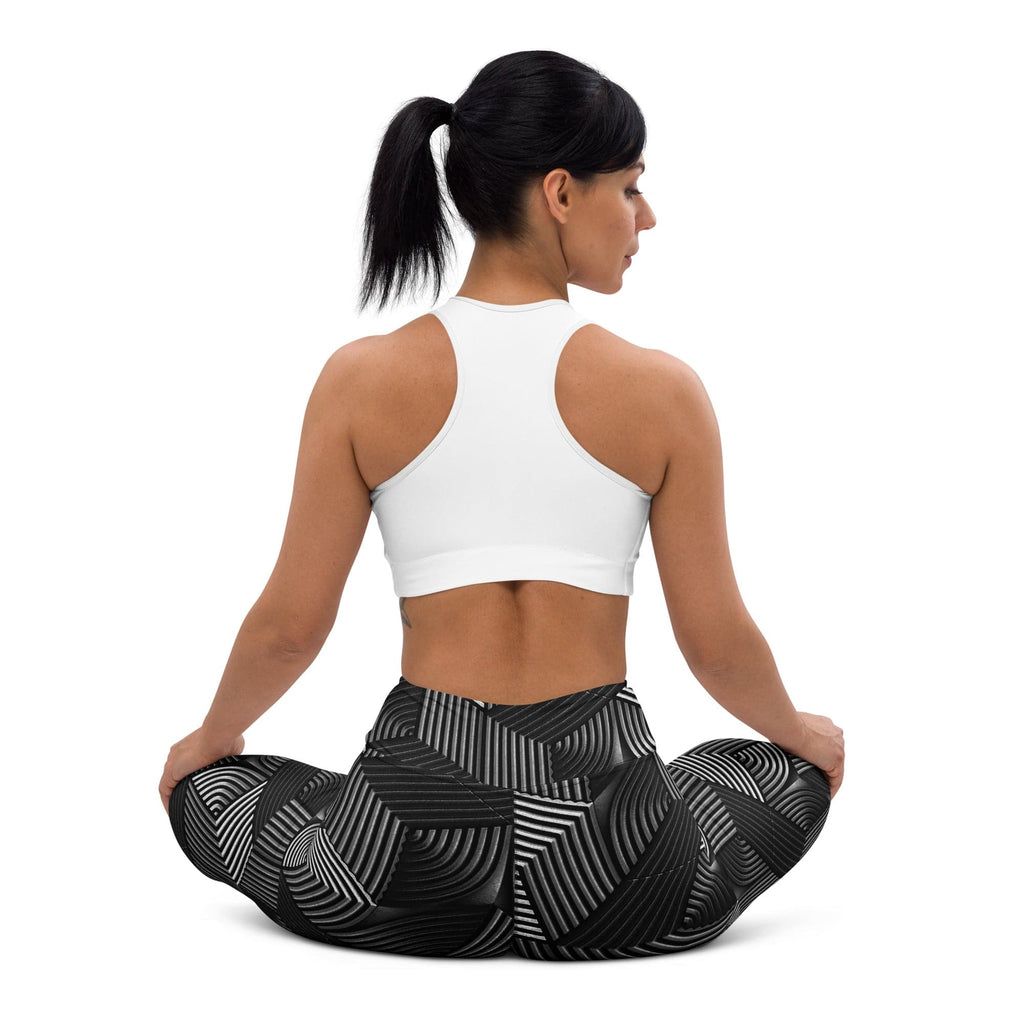 3D Geometric Pattern Yoga Leggings