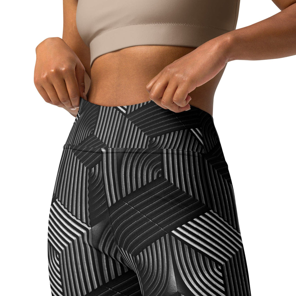 3D Geometric Pattern Yoga Leggings
