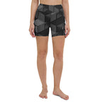 3D Geometric Pattern Yoga Shorts