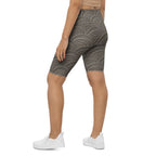 3D Regal Print Biker Shorts