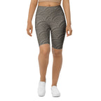 3D Regal Print Biker Shorts
