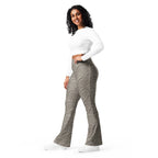 3D Regal Print Flare Leggings