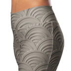3D Regal Print Flare Leggings