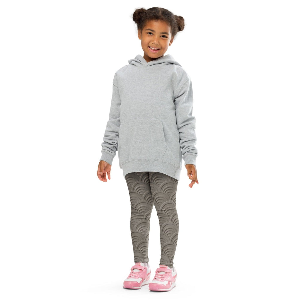 3D Regal Print Kid's Leggings