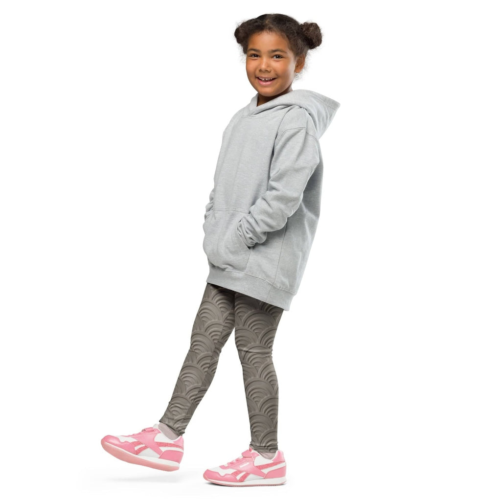 3D Regal Print Kid's Leggings