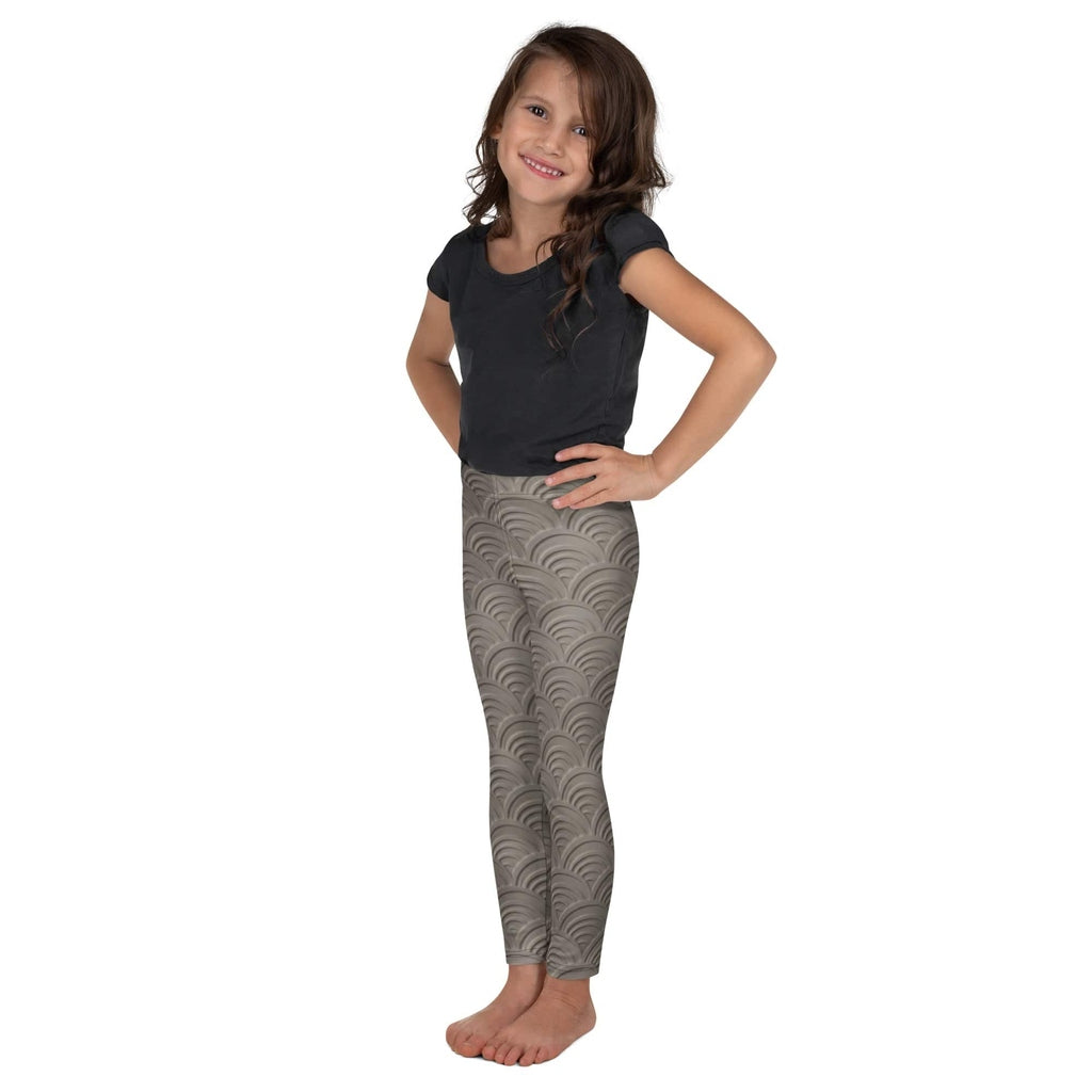 3D Regal Print Kid's Leggings