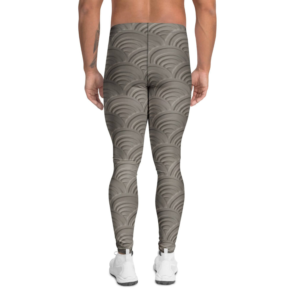 3D Regal Print Men's Leggings