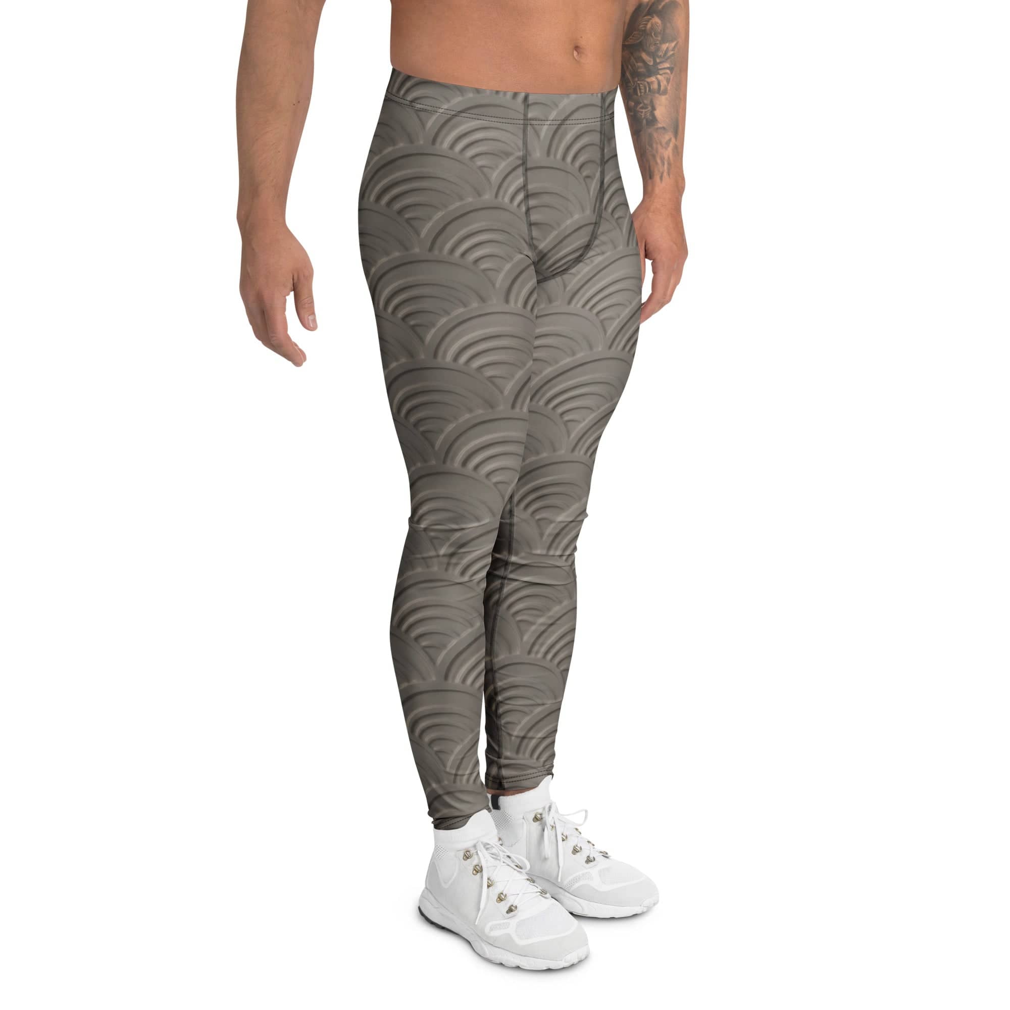 3D Regal Print Men's Leggings
