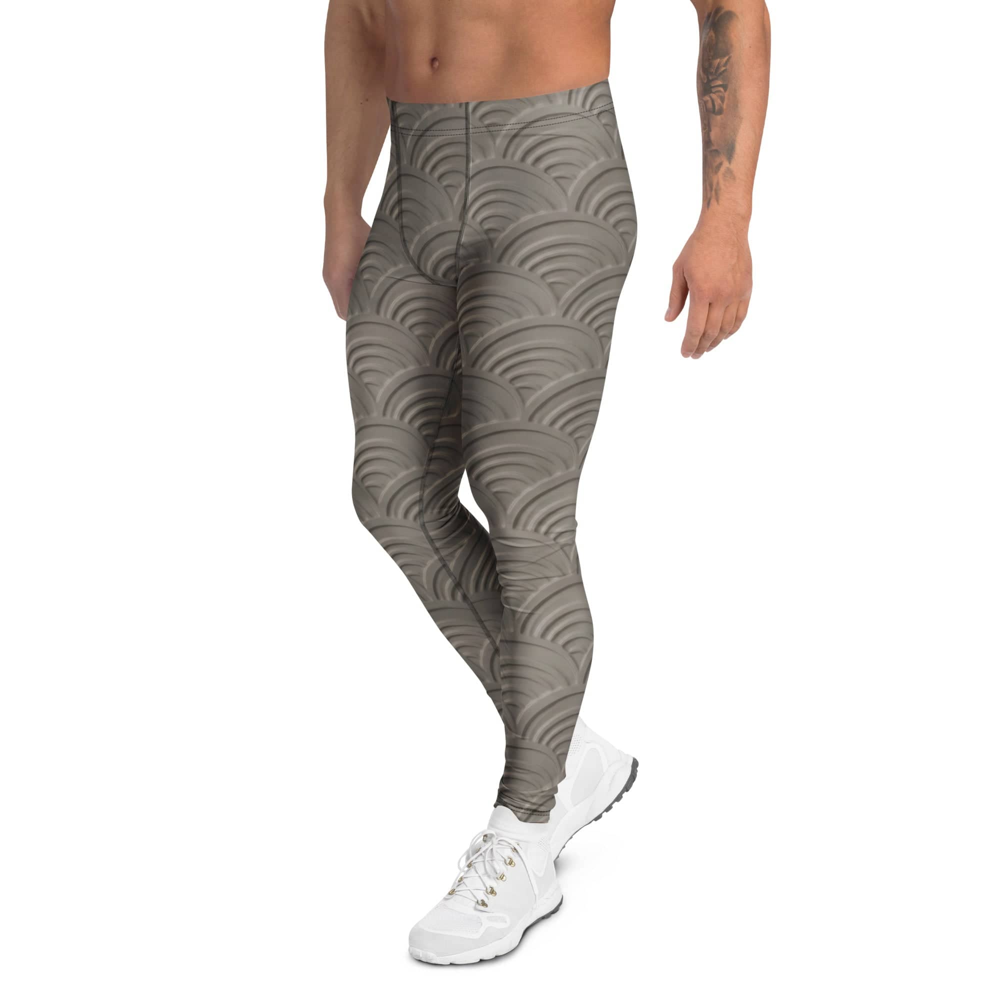 3D Regal Print Men's Leggings