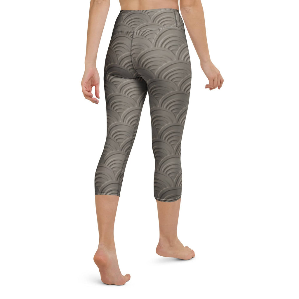 3D Regal Print Yoga Capris